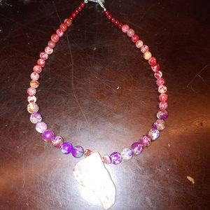 Red jasper necklace